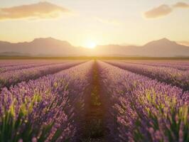 Lush Lavender Landscapes Creating Provences Purple Fields photo
