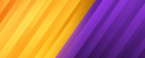 3D orange purple abstract background overlap layer on bright space with cutout effect decoration. Modern graphic design element diagonal cut slice style concept for web banner, flyer or brochure cover vector