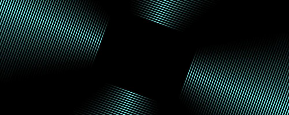 3D blue black techno abstract background overlap layer on dark space with diagonal lines effect decoration. Modern graphic design element stripes style concept for web banner, flyer, or brochure cover