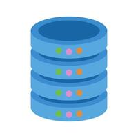 Internet data server icon. vector