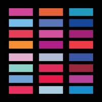 Abstract grid of colorful rectangles against a black background for design and inspiration vector