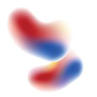 Abstract modern fluid shapes with a colorful gradient for background design elements vector