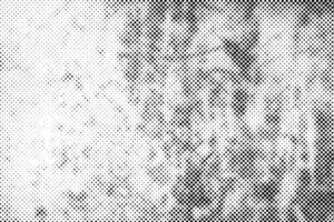 Abstract grunge halftone pattern black dost texture on white background vector