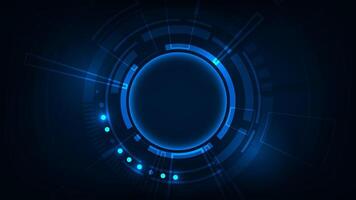 Abstract technology background, high tech communication concept, digital innovation futuristic vector