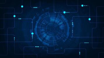 HUD screen tech system innovetion, sci-fi technology adstract background. vector