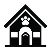 Pet Paw Print Monochrome Art for DIY Projects vector