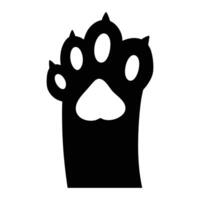 Clean Line Dog Paw Print Sublimation Graphic vector