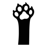 Minimal Dog Paw Print for Sublimation and Print vector