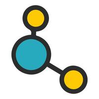 Molecule Model illustration art, Molecule Model science isolated, science department clipart , scientist Design Sublimation vector