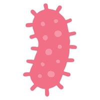 Red Bacteria illustration, Bacteria science isolated, science department clipart , scientist Design Sublimation vector