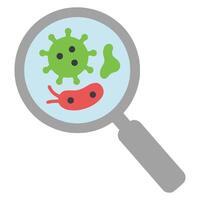 Magnifying glass illustration, science digital files, science department clipart, scientist Design Sublimation vector