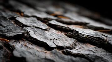 Texture of tree bark showcasing intricate patterns in nature photo
