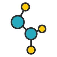 Molecule Model illustration, Molecule Model science isolated, science department clipart , scientist Design Sublimation vector