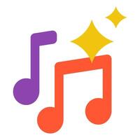 Music Note icon, for web, app, infographic, etc vector