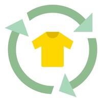 Recycled Fabric icon, for web, app, infographic, etc vector