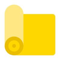 Yoga Mat icon, for web, app, infographic, etc vector