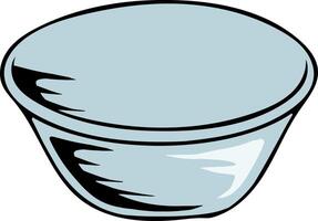 Illustration of an Empty Bowl vector