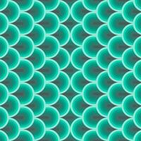 Pattern of overlapping green circles, resembling fish scales or waves. vector