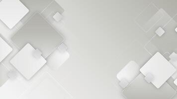 Abstract geometric shapes on soft background vector
