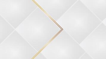 Abstract geometric background with golden lines vector