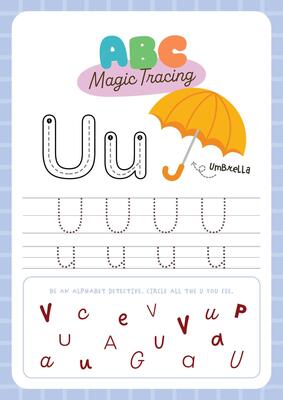 Educational Printable with Cute Alphabet Tracing for kids fun learning perfect for preschool and kindergarten to practice handwriting and letter recognition