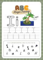 Neat Handwriting Practice Using Kawaii Alphabet Tracing for kids fun learning perfect for preschool and kindergarten to practice handwriting and letter recognition vector
