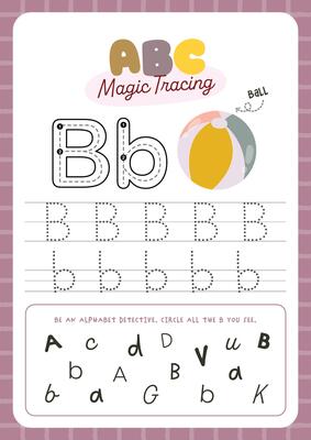 Fun Kawaii Alphabet Tracing Printable for kids fun learning perfect for preschool and kindergarten to practice handwriting and letter recognition