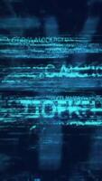 A computer screen with the words hack written on it video
