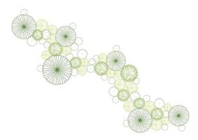 architecture drawing a plant tree top view plan greenery vegetation . vector