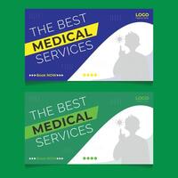 Custom Medical Thumbnail Design for Live Broadcasts vector