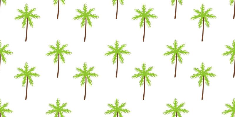 Summer Seamless pattern with tropical palm trees. Forest, jungle. Abstract nature hand drawn background texture. Minimalist illustration for poster banner cover wallpaper.