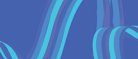 Cool abstract wave ribbons in electric blue tones over a dark background symbolizing technology, energy, and flow in modern futuristic digital compositions vector