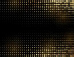 Shiny golden halftones particles abstract sparkling background vector