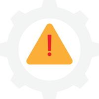 Risk Management Protection Warning vector