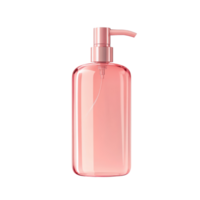 A pink dispenser bottle on transparent Background png