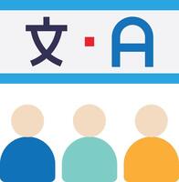 Translation Language Man vector