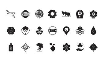 Stylish Logo Layouts for Use in Modern Business and Digital Projects vector