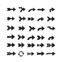 High Quality Hand Drawn Arrows with Minimal Arrow Icon Set and Bold Arrow Shape vector
