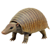 Armadillo standing still on transparent background png