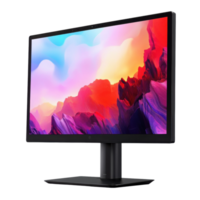 Monitor display abstract on transparent background png
