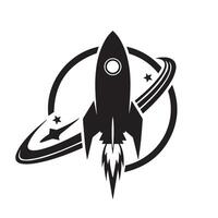 Sci-Fi Rocket Icon Collection Astronaut Adventure Graphics Space Travel Elements vector