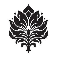 Ornamental Flower Art Styled for Seamless Pattern and Frame Concepts vector