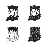 Spooky Ghost Icon Set with cartoon style spirits and floating ghost expressions vector