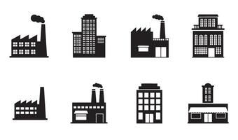 City Landmark Shape illustrations crafted for modern print and web design vector