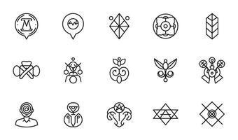 Tech Startup Logo Set with Unique Creative Layout for Branding Now vector