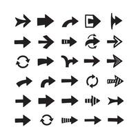Bold Arrow Shape and Minimal Arrow Icon Set Featuring Hand Drawn Arrows Pack vector