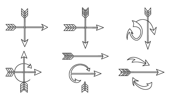 Hand Drawn Scribble Arrow Set Perfect for Creative Projects and Artful Layouts