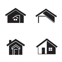 Modern Home Symbol Pack Ideal for Architecture and Housing Projects vector