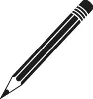 Pencil Silhouette - Back to School Stationery vector
