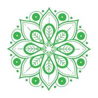 Mandala patterns on isolated vector